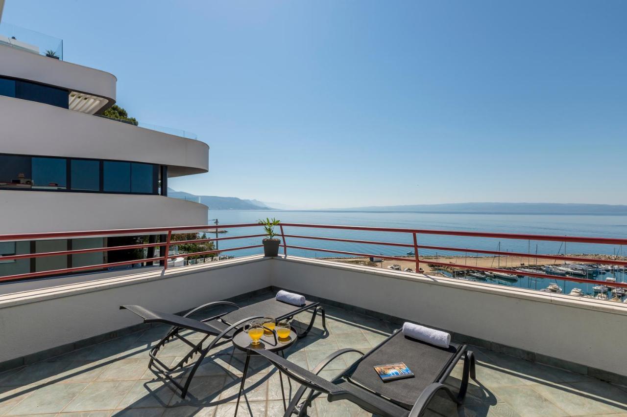 דירות ספליט Seaside Penthouse With Hot Tub Sky Living מראה חיצוני תמונה